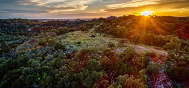 Sunset Texas Hill Country